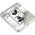 Disney Mickey Mouse Shape on Marble Galaxy Z Flip3 5G Skin